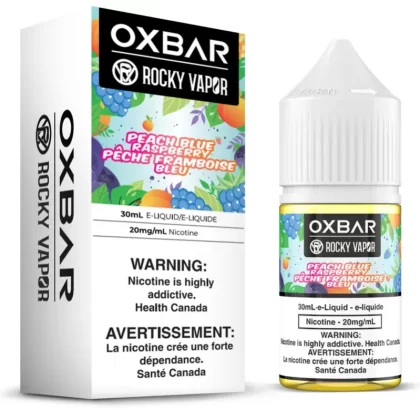 Rocky Vapor Oxbar E-Liquids – Peach Blue Raspberry