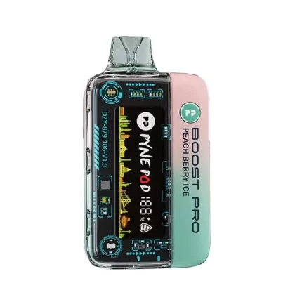 Peach Berry Ice – Pyne Pod Boost Pro 20K - Ejuicewarehouse