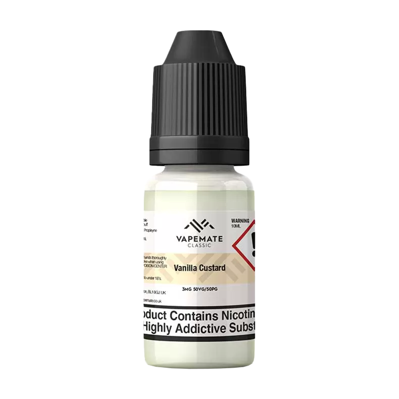Vapemate Classic Vanilla Custard 10ml - 70VG / 30PG / 12mg - Vapeshop Co