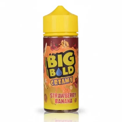 Strawberry Banana By Big Bold Creamy 100ml Shortfill (out of date) - Ejuicewarehouse