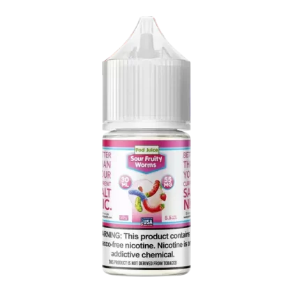 Sour Fruity Worms Pod Juice 30ml