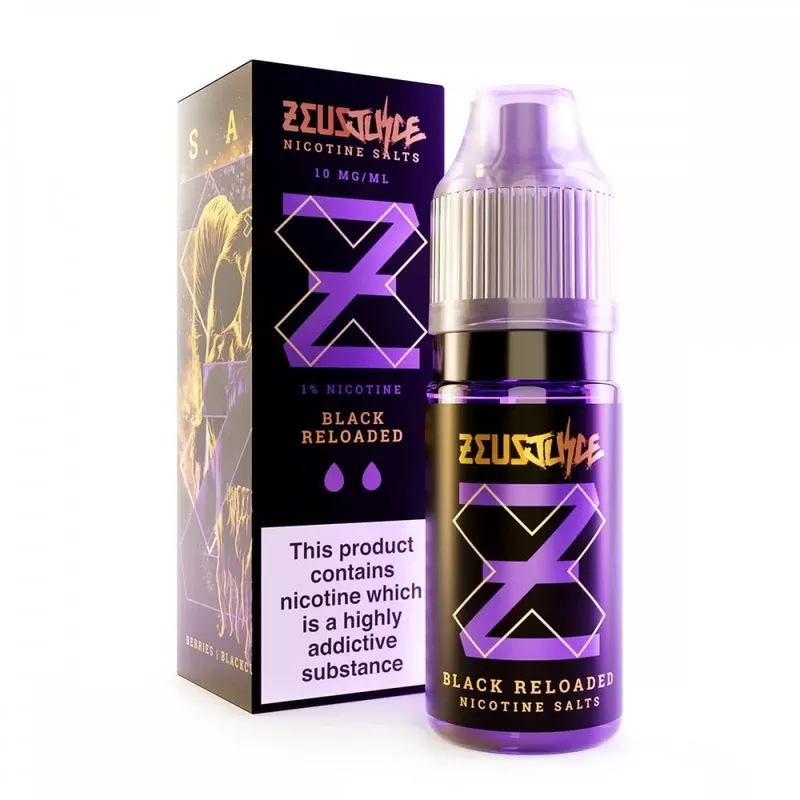 Zeus Juice Black Reloaded Nic Salt