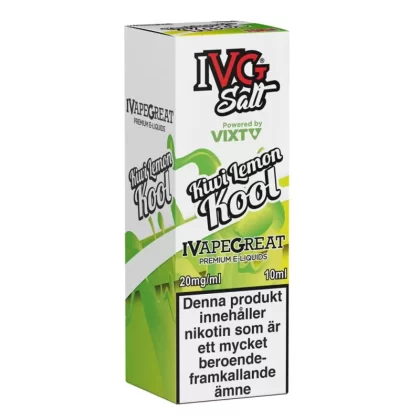IVG Salt Kiwi Lemon Kool 10ml 20mg – e-juice med nikotinsalt - Yes / IVG / 20mg / 10ml / 50/50