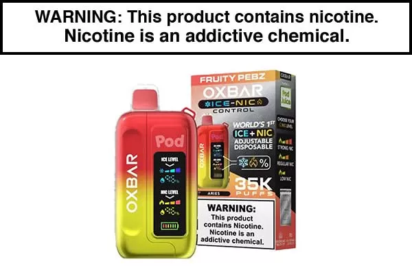 OXBAR ICE-NIC 35K DISPOSABLE VAPE POD JUICE EDITION - Vapejuice