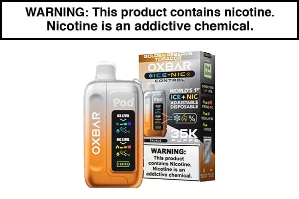 OXBAR ICE-NIC 35K DISPOSABLE VAPE POD JUICE EDITION - Vapejuice - Image 2