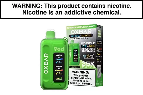 OXBAR ICE-NIC 35K DISPOSABLE VAPE POD JUICE EDITION - Vapejuice - Image 3