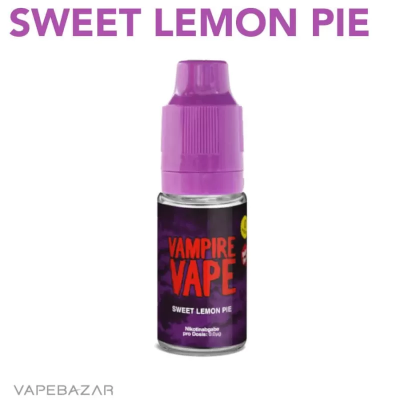 Vampire Vape Liquid – Sweet Lemon Pie - Vapebazar - Image 2