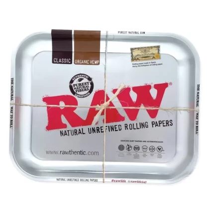 RAW Large Metal Rolling Tray – 13in