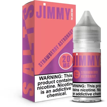 Jimmy the Juice Man Salt Strawberry Astronaut eJuice - Vape Product; Vape Product, Vape Product (D6FD00)