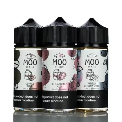 Moo E-Liquids - No Nicotine Vape Juice - 100ml (DISCONTINUED) - Vanilla Almond Milk