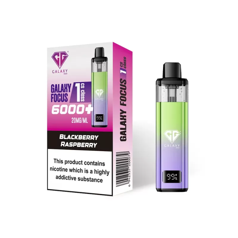 Crystal Galaxy Focus 1 6000 Pod Kit - Blue Sour Raspberry - Image 2