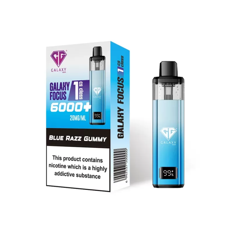 Crystal Galaxy Focus 1 6000 Pod Kit - Blue Sour Raspberry - Image 3