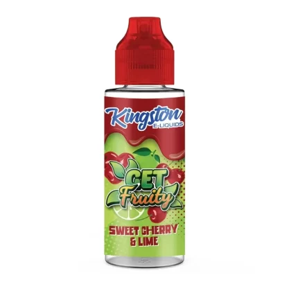 KINGSTON GET FRUITY SWEET CHERRY & LIME 100ML SHORTFILL E-LIQUID
