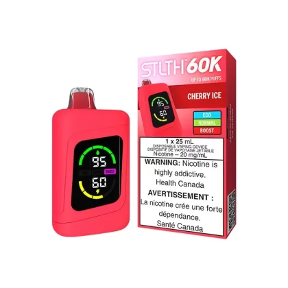 STLTH 60K Cherry Ice Disposable Vape