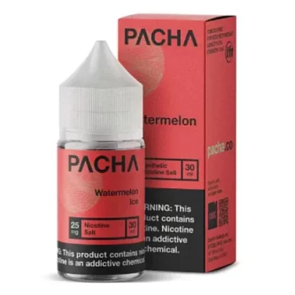 Pacha Salts Watermelon Ice Synthetic Nicotine E-Juice 30ml - Eliquidsupply