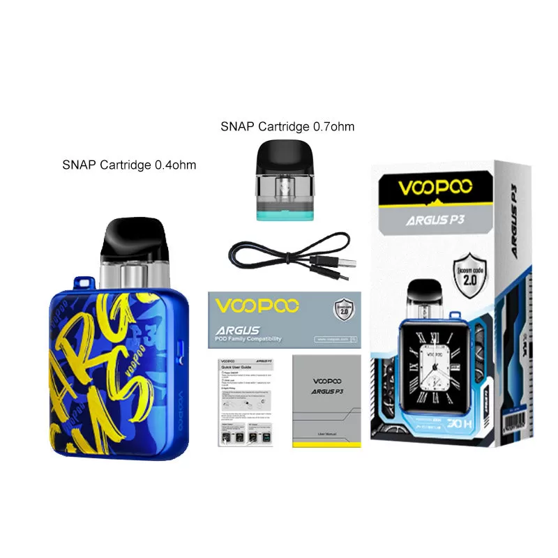 VOOPOO Argus P3 Pod Kit 30W - Red Leather - Image 3
