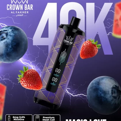 Al Fakher Crown Bar Mega Max 40K - Magic Love - Crownbar Vape