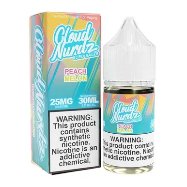 Peach Melon Ice Cloud Nurdz Salts 30mL