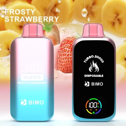 BIMO Turbo 20000 Puffs – Frosty Strawberry - Ozvapeone