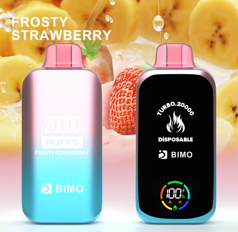 BIMO Turbo 20000 Puffs – Frosty Strawberry - Ozvapeone
