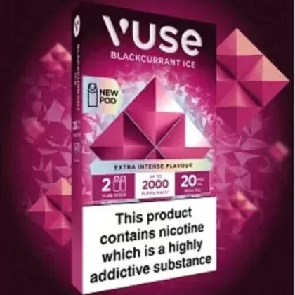 Vuse Pro Pods vPro- Nicotine Salts Blackcurrant Ice 20mg