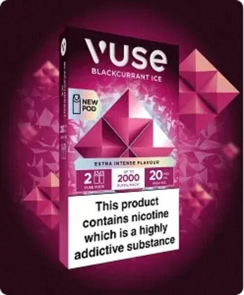 Vuse Pro Pods vPro- Nicotine Salts Blackcurrant Ice 20mg