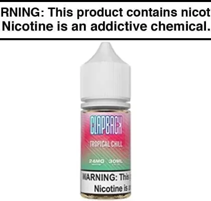 TROPICAL CHILL BY CLAP BACK SALTS 30ML - Vapejuice