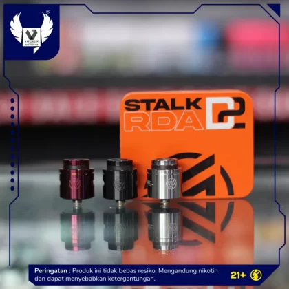 STALK D2 RDA DUAL COIL 24MM *100% Authentic By Republic of Vape (ROV)