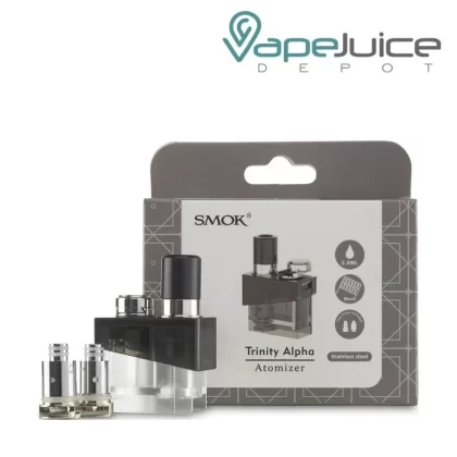 SMOK Trinity Alpha Replacement Pods - Pod With 2 Coils; Rainbow
