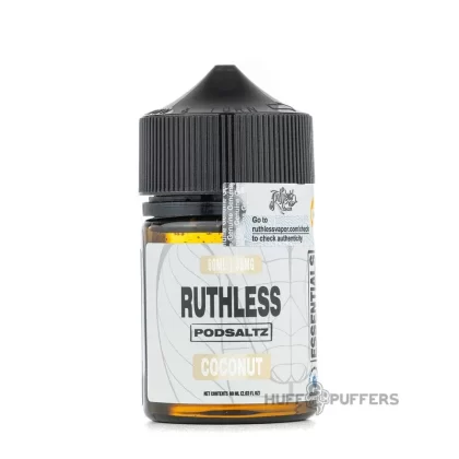 Ruthless Essentials Podsaltz – Coconut 60mL - Nicotine Strength#35mg>50mg