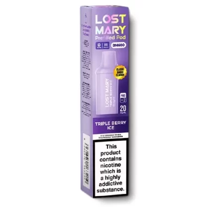 Triple Berry Ice BM600 Prefilled Pods by Lost Mary