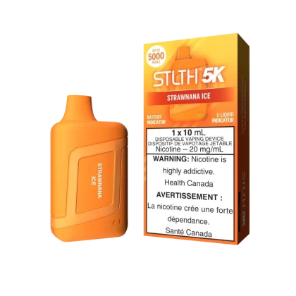 STLTH 5K – Strawnana Ice - 20 mg/mL (wholeseller) – Excise FED, 20 mg/mL (wholeseller) – Excise ON