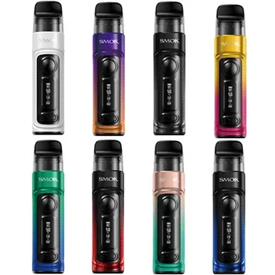 SMOK RPM C Kit - Color#Matte White>Transparent Black>Transparent Blue>Transparent Red>Pink Green>Pink Yellow>Purple Orange>Green Blue