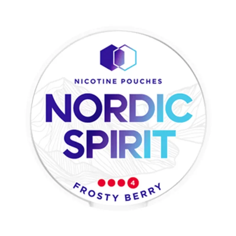 Nordic Spirit Nicotine Pouches – Frosty Berry - Strength#9mg Strong>11mg Extra Strong (DAA98F)
