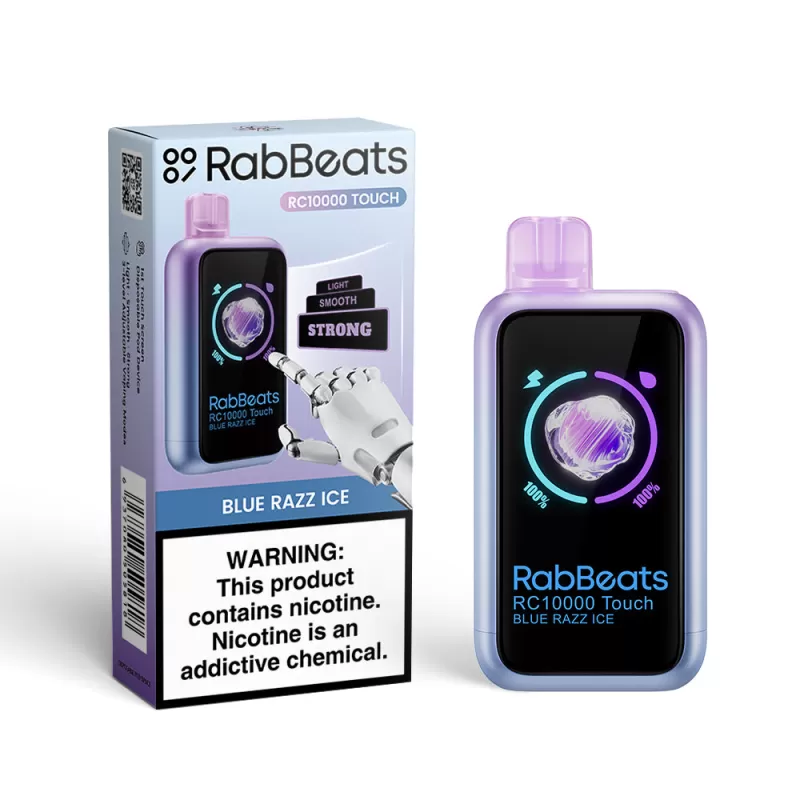 RabBeats RC10000 "TOUCH" Disposable Vape - 10000 Puffs - Ruby Raspberry - Image 2