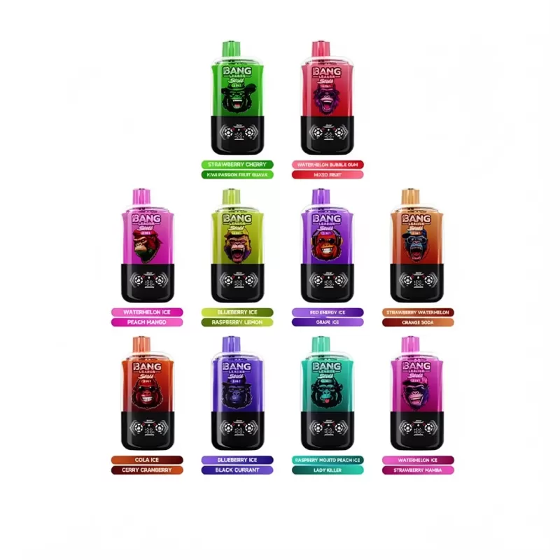 Bang Leader 120k Vape Double Flavors OLED - Random Flavors(Minimum 2 Pieces), Blue Razz & Love 66; 3-nicotine, 2-nicotine (4F8CF4) - Image 2