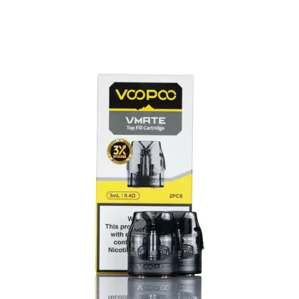 VooPoo Vmate Max Replacement Pods - 0.4 Ohm RDL, 0.7 Ohm MTL