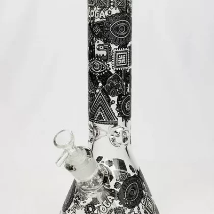 Glow in the Dark 14″ 7mm Glass Bong