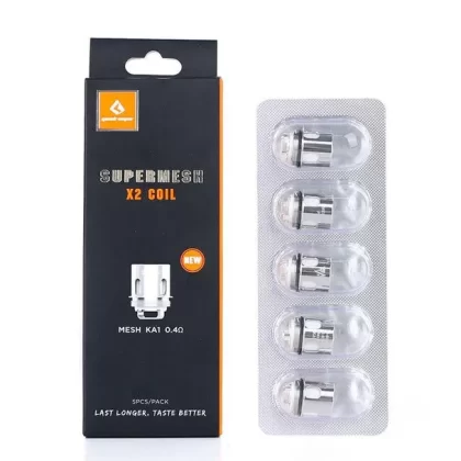 GeekVape Supermesh / IM coils ( Shield/ Aero/ Aero Mesh tank and Cerberus tank) - Mesh X2 Coil 0.4 ohm