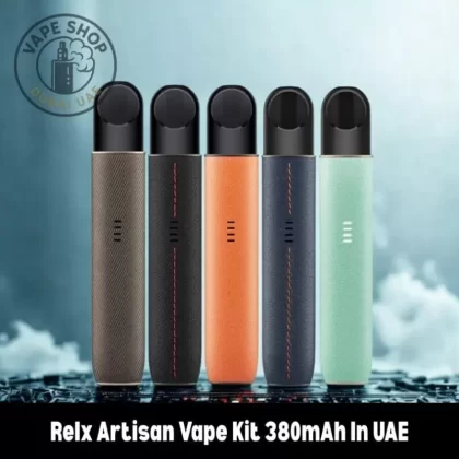 Relx Artisan Vape Kit 380mAh In UAE - Bright Mandarin, Dark Stealth (BD1AEE)