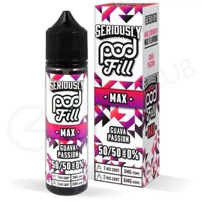 Guava Passion Shortfill E-Liquid by Seriously Pod Fill Max 40ml