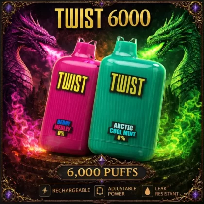 TWIST 6000 - Honeydew Melon Chew / 0% - Vapeciga