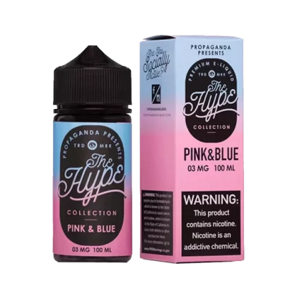 Propaganda The Hype Collection Pink & Blue Vape e-Liquid 100mL - Vape Product, Vape Product (97DB05)