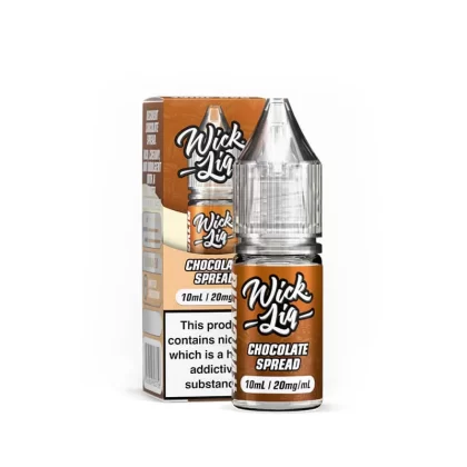 Wick Liq Bar Juice Chocolate Spread 10ml Nic Salts E-Liquid - 5mg
