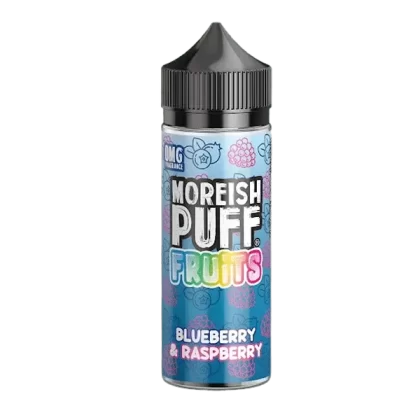 BLUEBERRY RASPBERRY E LIQUID BY MOREISH PUFF – FRUITS 100ML 70VG