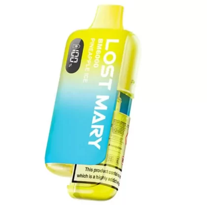 Lost Mary BM6000 Zero Nicotine Prefilled Pod Kit Pineapple Ice - 0mg