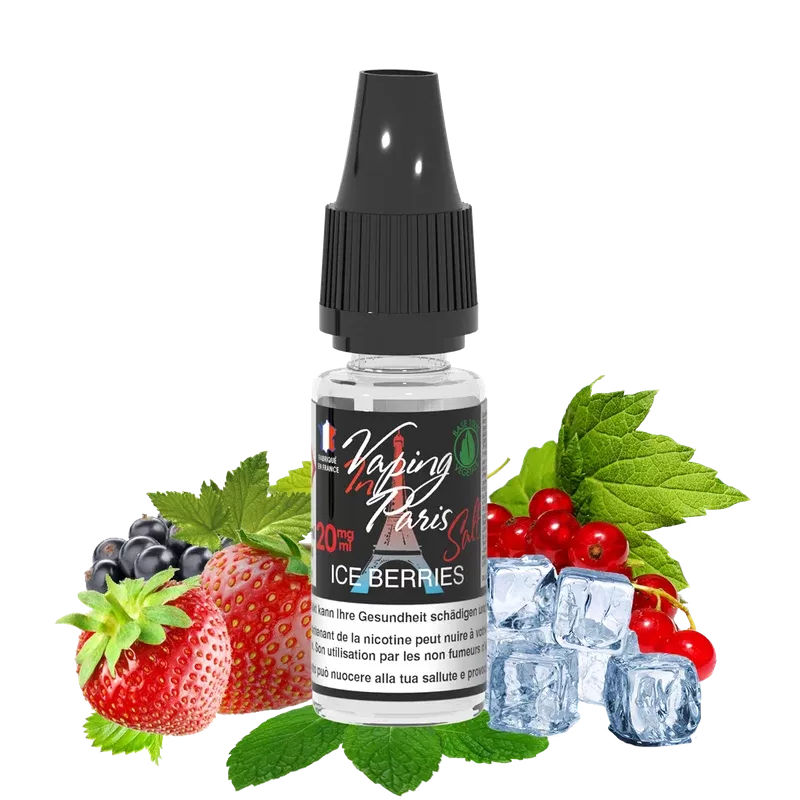 VIP Vaping in Paris – Ice Berries Salt Nicotine E-Liquid