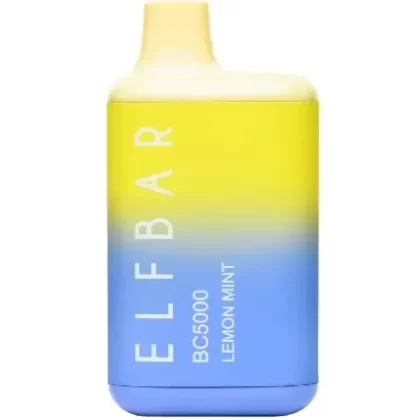 (ELF BAR) EB DESIGN BC5000 Disposable Vape – 5000 puff – Lemon Mint