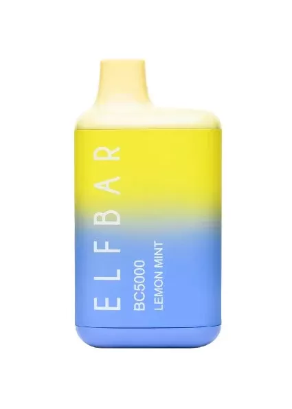 (ELF BAR) EB DESIGN BC5000 Disposable Vape – 5000 puff – Lemon Mint