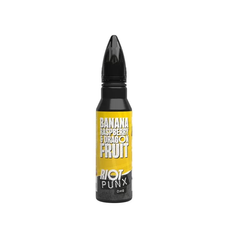 Riot Squad Punx Banana, Raspberry & Dragonfruit 50ml Shortfill E-Liquid